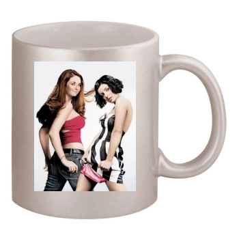 TATU 11oz Metallic Silver Mug