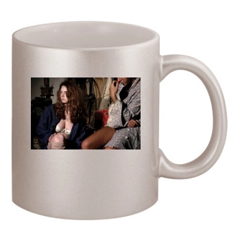 TATU 11oz Metallic Silver Mug