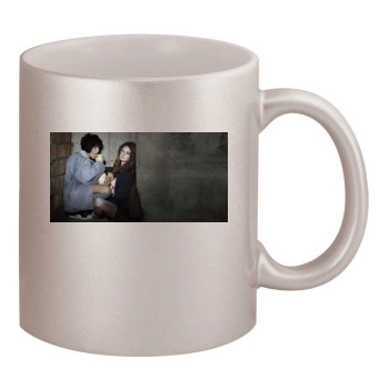 TATU 11oz Metallic Silver Mug