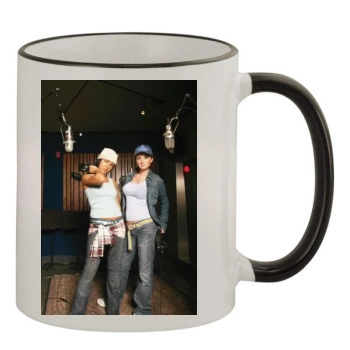 TATU 11oz Colored Rim & Handle Mug