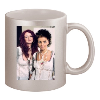 TATU 11oz Metallic Silver Mug