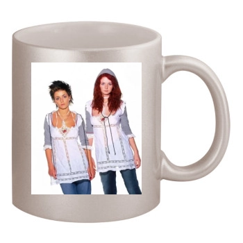 TATU 11oz Metallic Silver Mug