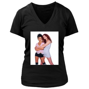 TATU Women's Deep V-Neck TShirt