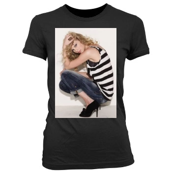 Taylor Swift Women's Junior Cut Crewneck T-Shirt