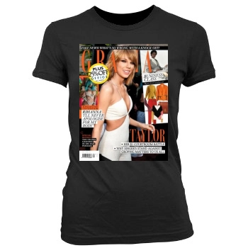 Taylor Swift Women's Junior Cut Crewneck T-Shirt