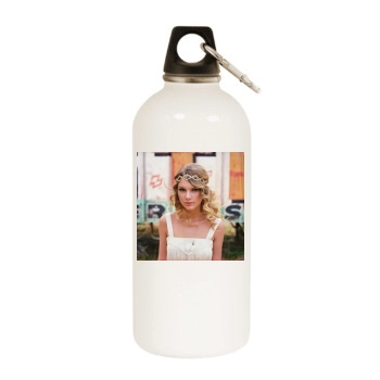 Taylor Swift White Water Bottle With Carabiner