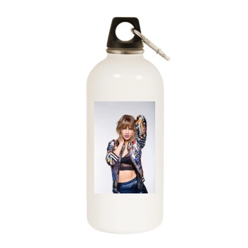 Taylor Swift White Water Bottle With Carabiner