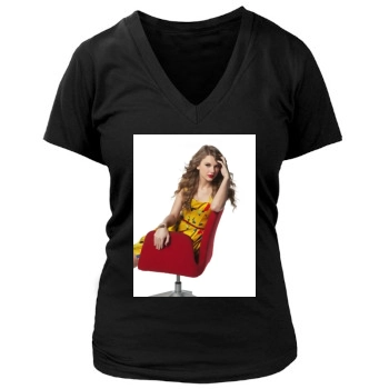 Taylor Swift Women's Deep V-Neck TShirt