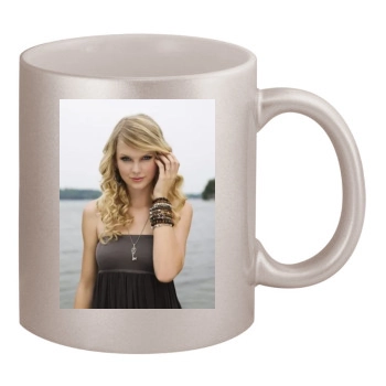 Taylor Swift 11oz Metallic Silver Mug