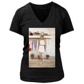 Taylor Swift Women's Deep V-Neck TShirt