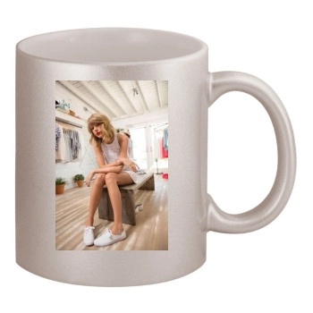 Taylor Swift 11oz Metallic Silver Mug