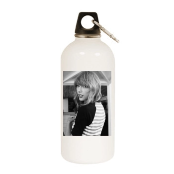 Taylor Swift White Water Bottle With Carabiner