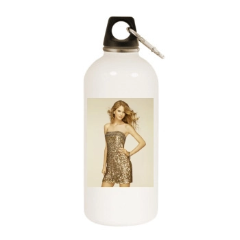 Taylor Swift White Water Bottle With Carabiner