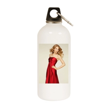 Taylor Swift White Water Bottle With Carabiner