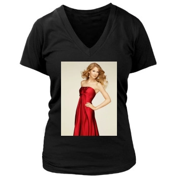 Taylor Swift Women's Deep V-Neck TShirt