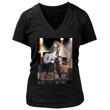 Taylor Swift Women's Deep V-Neck TShirt