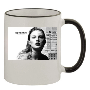 Taylor Swift 11oz Colored Rim & Handle Mug