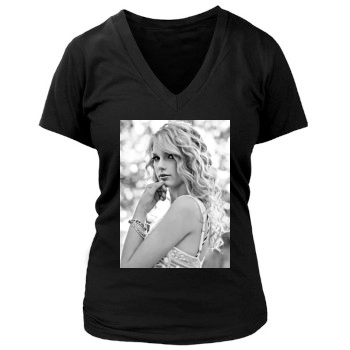 Taylor Swift Women's Deep V-Neck TShirt