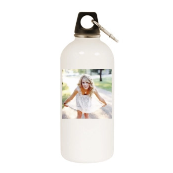 Taylor Swift White Water Bottle With Carabiner