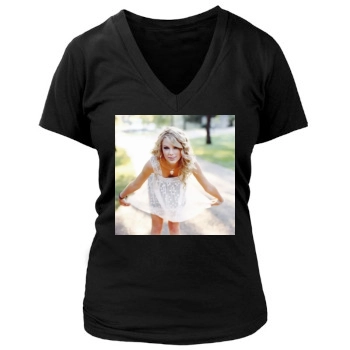 Taylor Swift Women's Deep V-Neck TShirt