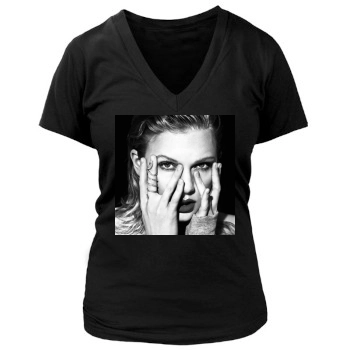 Taylor Swift Women's Deep V-Neck TShirt