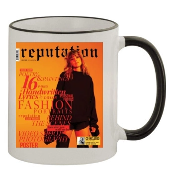 Taylor Swift 11oz Colored Rim & Handle Mug