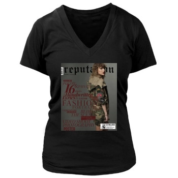 Taylor Swift Women's Deep V-Neck TShirt