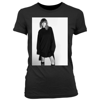 Taylor Swift Women's Junior Cut Crewneck T-Shirt