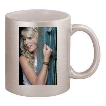 Taylor Swift 11oz Metallic Silver Mug