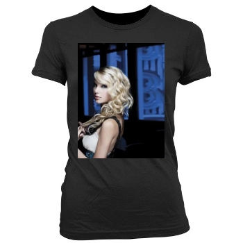 Taylor Swift Women's Junior Cut Crewneck T-Shirt