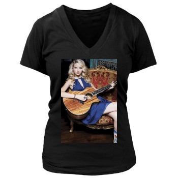 Taylor Swift Women's Deep V-Neck TShirt