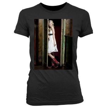 Taylor Swift Women's Junior Cut Crewneck T-Shirt