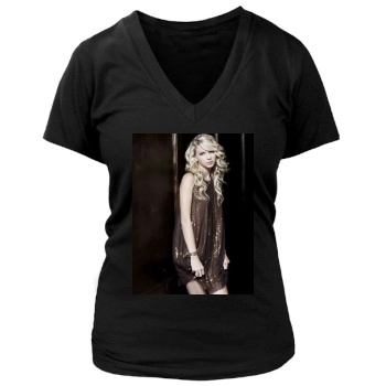 Taylor Swift Women's Deep V-Neck TShirt