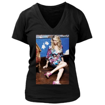 Taylor Swift Women's Deep V-Neck TShirt