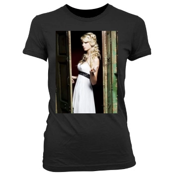 Taylor Swift Women's Junior Cut Crewneck T-Shirt