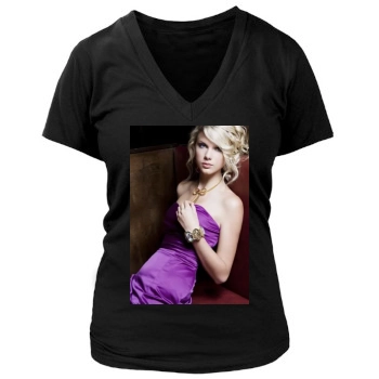 Taylor Swift Women's Deep V-Neck TShirt