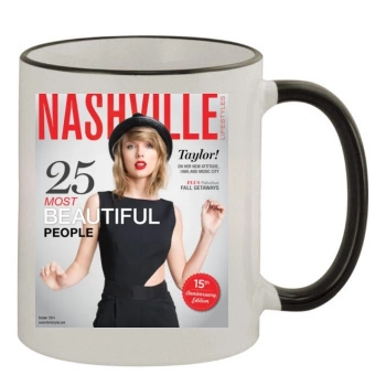 Taylor Swift 11oz Colored Rim & Handle Mug