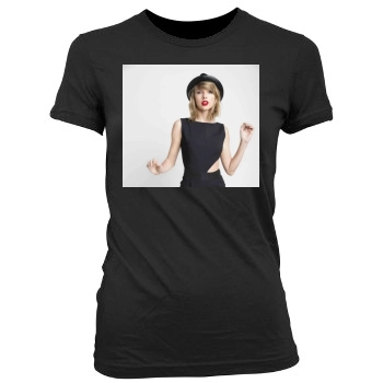 Taylor Swift Women's Junior Cut Crewneck T-Shirt