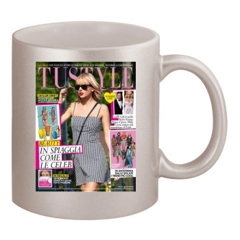 Taylor Swift 11oz Metallic Silver Mug