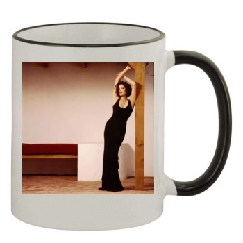 Teri Hatcher 11oz Colored Rim & Handle Mug