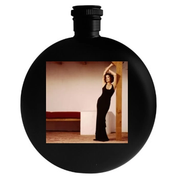 Teri Hatcher Round Flask