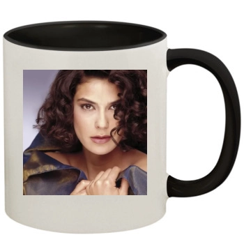 Teri Hatcher 11oz Colored Inner & Handle Mug