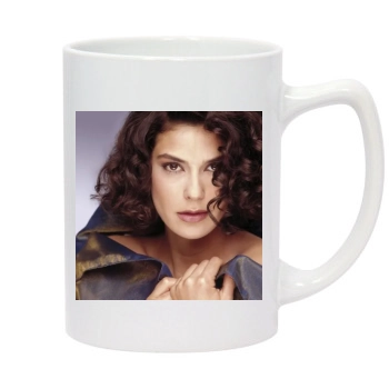 Teri Hatcher 14oz White Statesman Mug