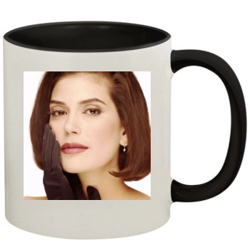 Teri Hatcher 11oz Colored Inner & Handle Mug