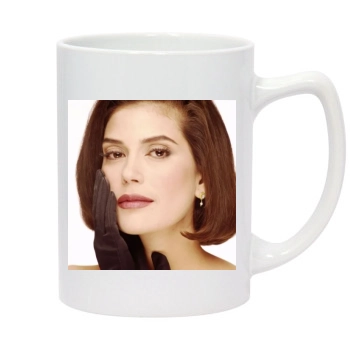 Teri Hatcher 14oz White Statesman Mug