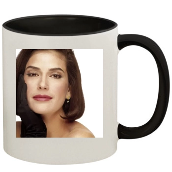 Teri Hatcher 11oz Colored Inner & Handle Mug