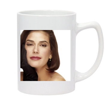 Teri Hatcher 14oz White Statesman Mug