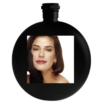 Teri Hatcher Round Flask