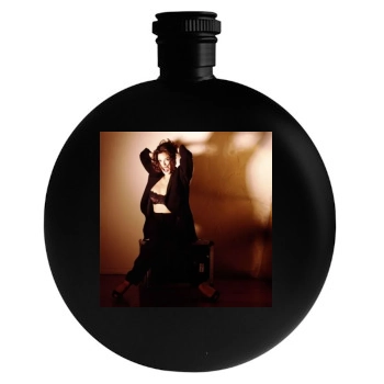 Teri Hatcher Round Flask