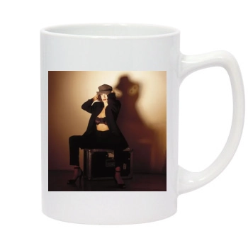 Teri Hatcher 14oz White Statesman Mug